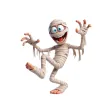 Goofy Mummy Stickers