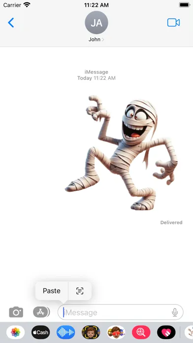 Goofy Mummy Stickers سکرین شاٹس