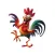 Goofy Rooster Stickers