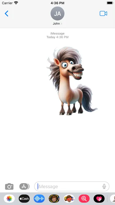 Goofy Shetland Pony Stickers স্ক্রিনশট