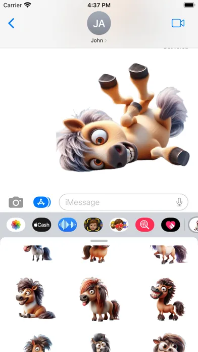Goofy Shetland Pony Stickers স্ক্রিনশট