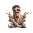Goofy Sunglasses Stickers Goofy Sunglasses Stickers