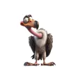 Goofy Vulture Stickers Goofy Vulture Stickers