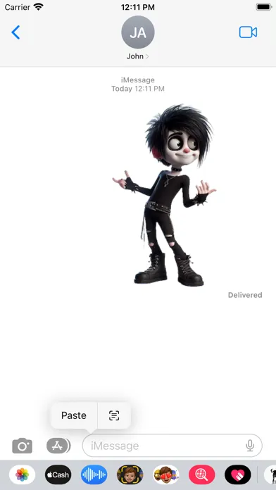 Capturas de pantalla de Goth Stickers