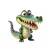 Grinning Crocodile Stickers
