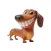 Happy Dachshund Stickers