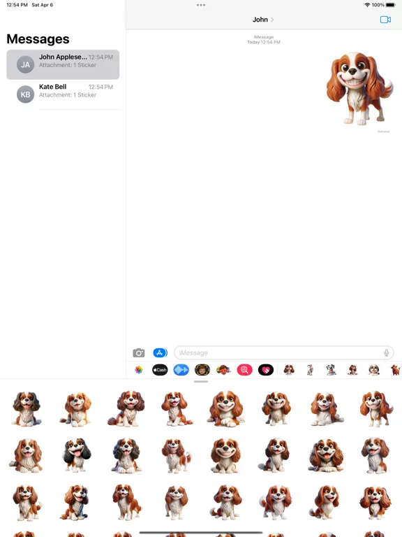 Happy King Charles Spaniel iPad  स्क्रीनशॉट