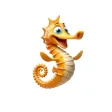 Happy Seahorse Stickers Happy Seahorse Stickers