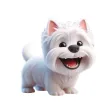 Happy Westie Stickers Happy Westie Stickers