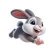 Hopping Rabbit Stickers Hopping Rabbit Stickers