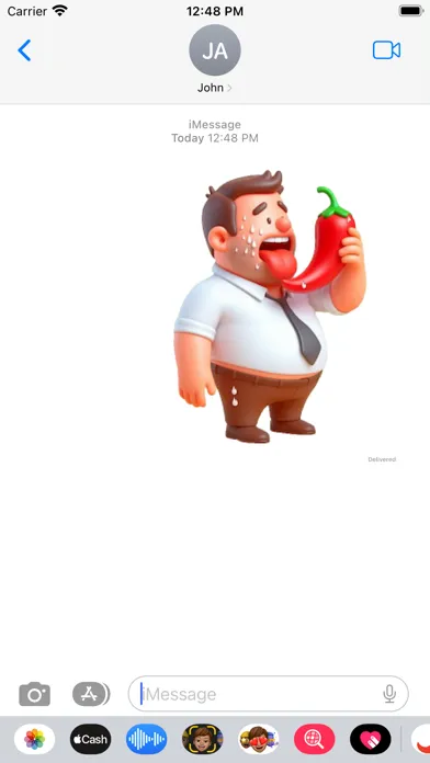 Hot Pepper Stickers स्क्रीनशॉट