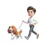King Charles Walk Stickers