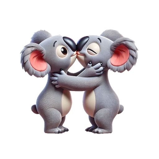 Koala Kiss Stickers