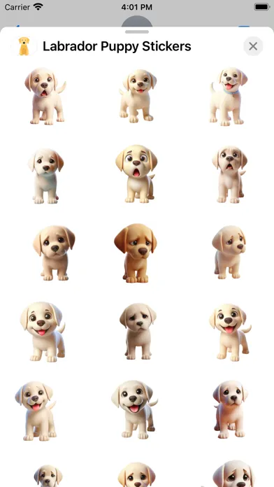 Labrador Puppy Stickers Screenshots