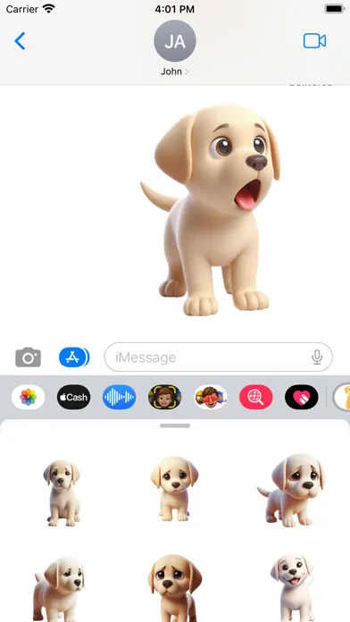Labrador Puppy Stickers Screenshots