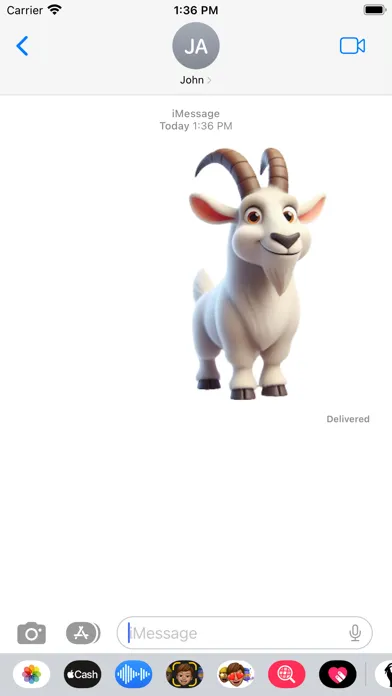 Mountain Goat Stickers سکرین شاٹس