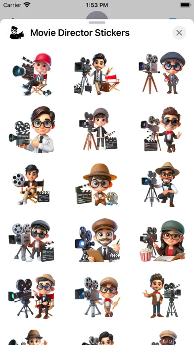Movie Director Stickers Screenshots