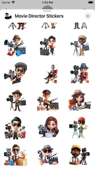Movie Director Stickers Screenshots