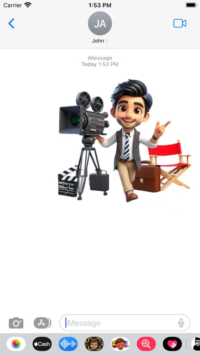 Movie Director Stickers Screenshots