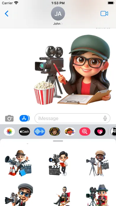 Movie Director Stickers Screenshots