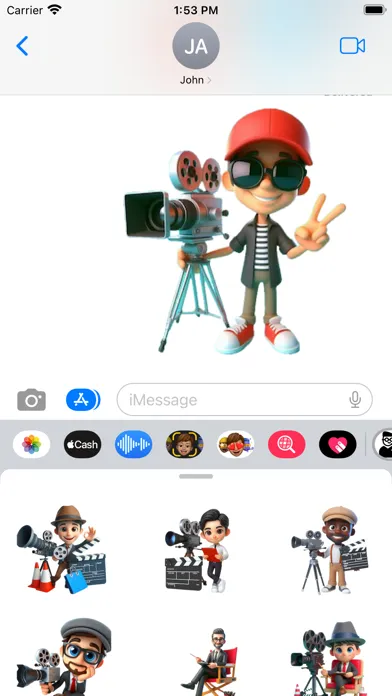 Movie Director Stickers Screenshots