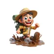 Muddy Hiker Stickers