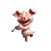 Pig and Whistle Stickers