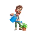 Plant Watering Stickers Plant Watering Stickers