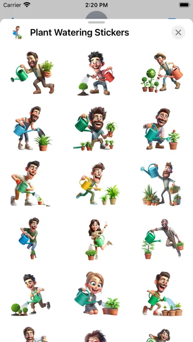 Plant Watering Stickers应用截图