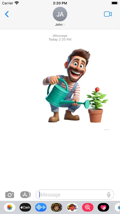 Plant Watering Stickers应用截图