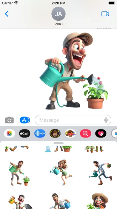 Plant Watering Stickers应用截图