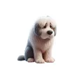 Sad English Sheepdog Stickers Sad English Sheepdog Stickers