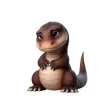 Sad Komodo Dragon Stickers