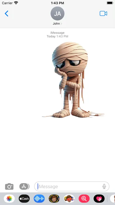 Sad Mummy Stickers स्क्रीनशॉट