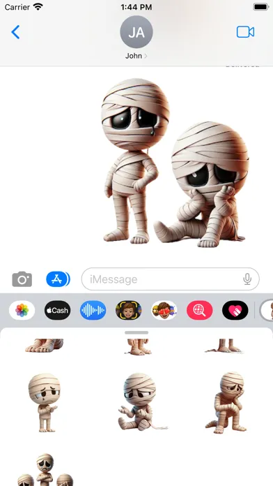 Sad Mummy Stickers स्क्रीनशॉट