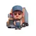 Sad Trucker Stickers