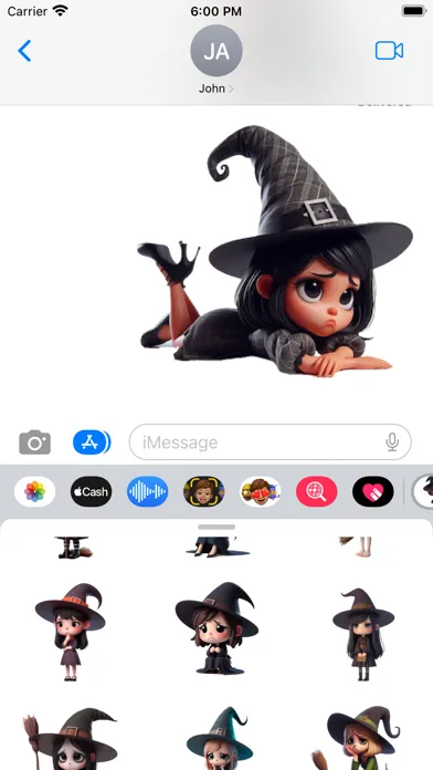 Скриншоты Sad Witch Stickers