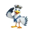 Seagull Sailor Stickers Seagull Sailor Stickers