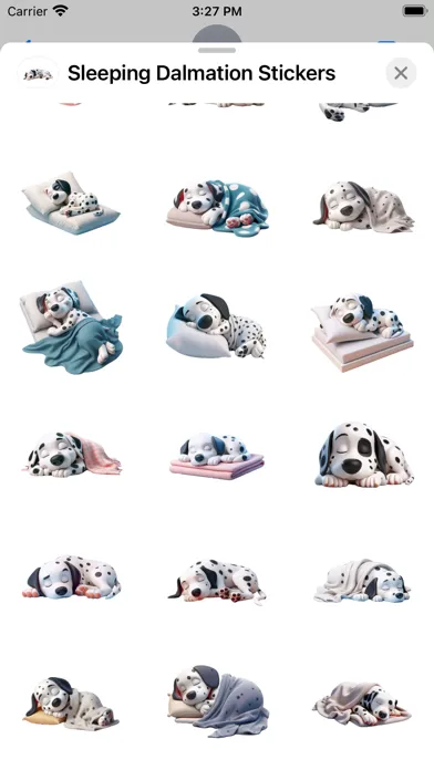 Screenshot di Sleeping Dalmation Stickers