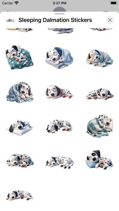 Screenshot di Sleeping Dalmation Stickers