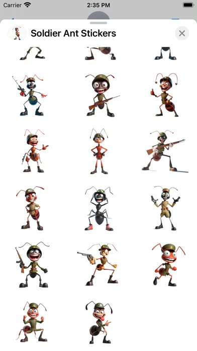 Screenshot di Soldier Ant Stickers