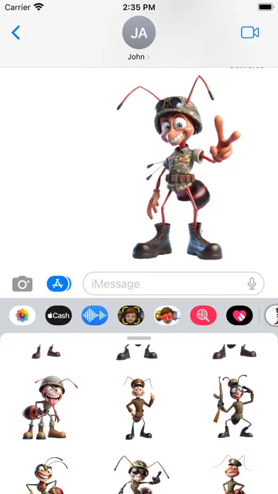 Screenshot di Soldier Ant Stickers