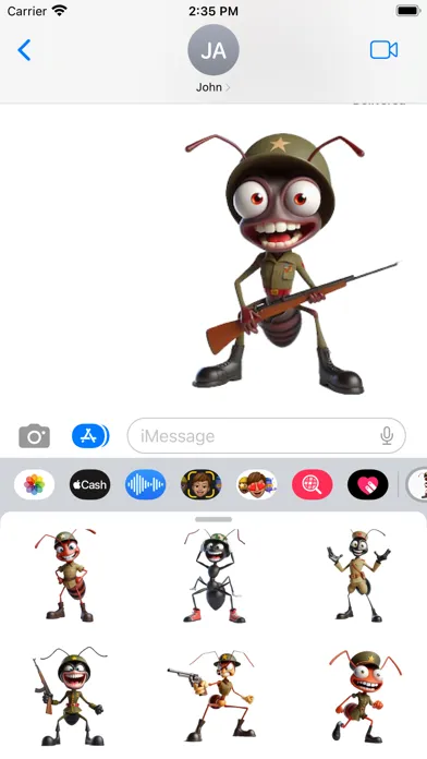 Screenshot di Soldier Ant Stickers