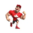 Sporty Canadian Man Stickers Sporty Canadian Man Stickers