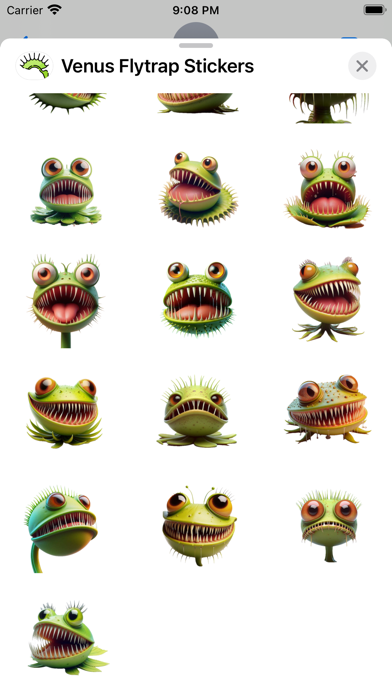 Ảnh chụp màn hình của Venus Flytrap Stickers