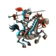 Wacky Jousting Stickers Wacky Jousting Stickers