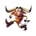 Wacky Texas Longhorn Stickers
