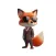 Well-Dressed Fox Stickers