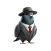 Well-Dressed Pigeon Stickers