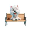 Westie Bench Stickers